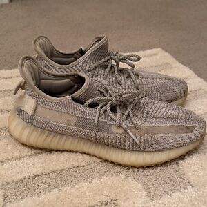 Yeezy Gray and Cream Sneakers